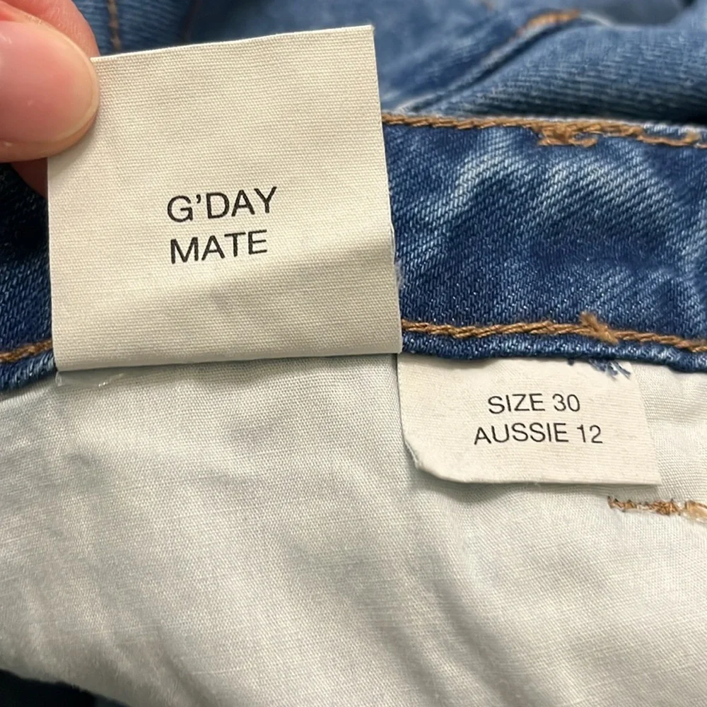 NWT Rolla’s Genie Super High Rise 80’s Balloon Leg Size 30 - Picture 7 of 11